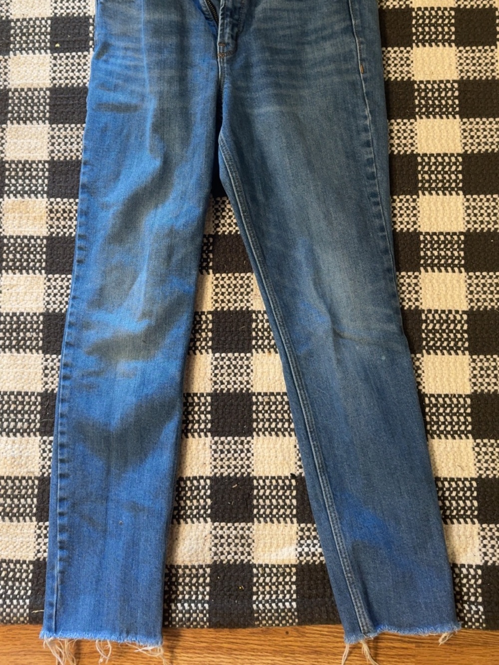 Old Navy Blue Straight-Leg Women's Jeans